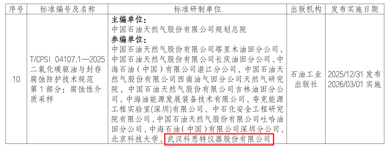 二氧化碳驱油与封存腐蚀防护技术规范第1部分：腐蚀性介质采样5